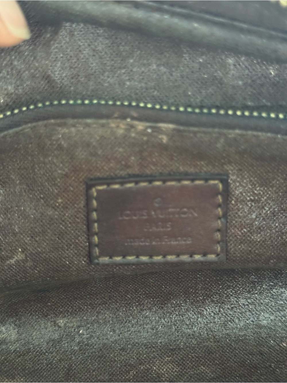 Louis Vuitton Monogram Canvas Cosmetic Pouch in Brown and Tan - Picture 5 of 8